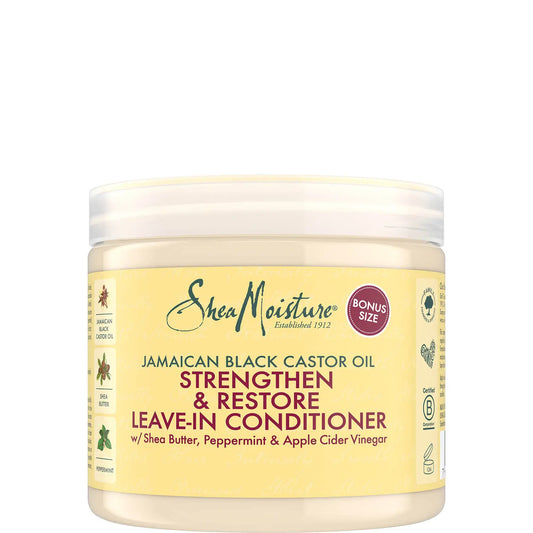 SHEA MOISTURE Jamaican Black Castor Oil Strengthen, Grow & Restore Leave-In Conditioner 431ml