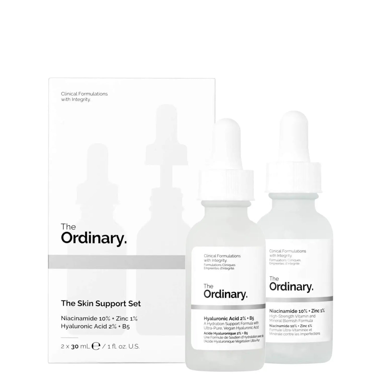 THE ORDINARY Set Support Skin - 30 ml secili