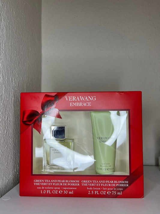 Set VERA WANG Embrace Tea Green &amp; Pear Blossom