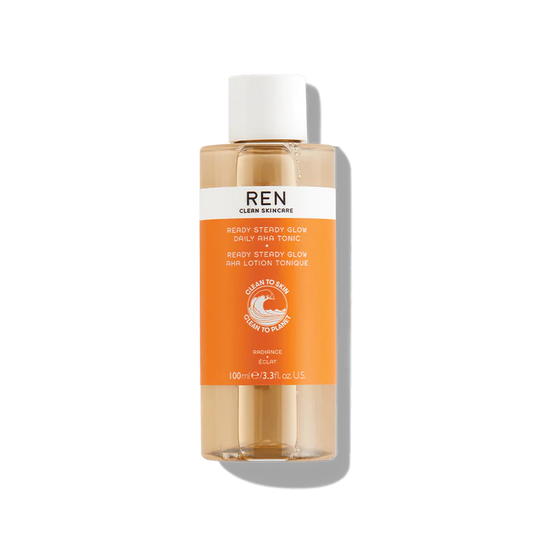 REN Clean Skincare Ready Staady Glow Tonik ditor AHA