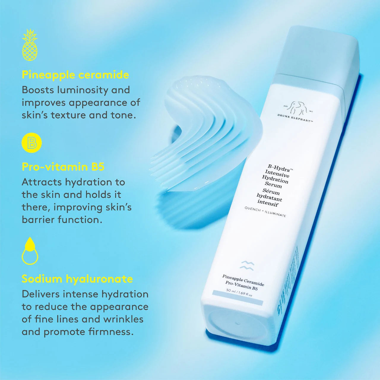 DRUNK ELEPHANT B-Hydra™ Intensive Hydration Serum with Hyaluronic Acid 50 ml